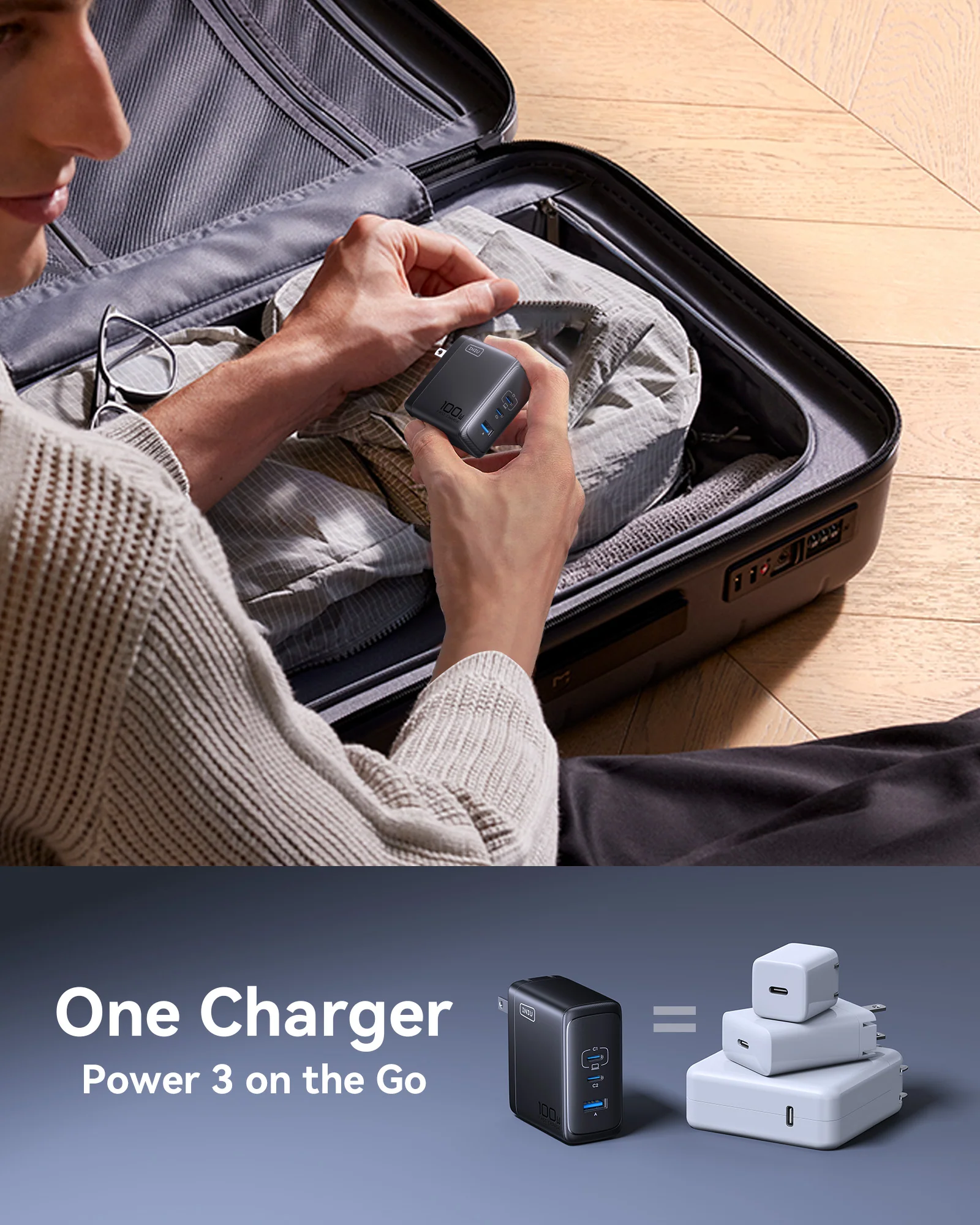 INIU A11 100W GaN Charger - Image 4
