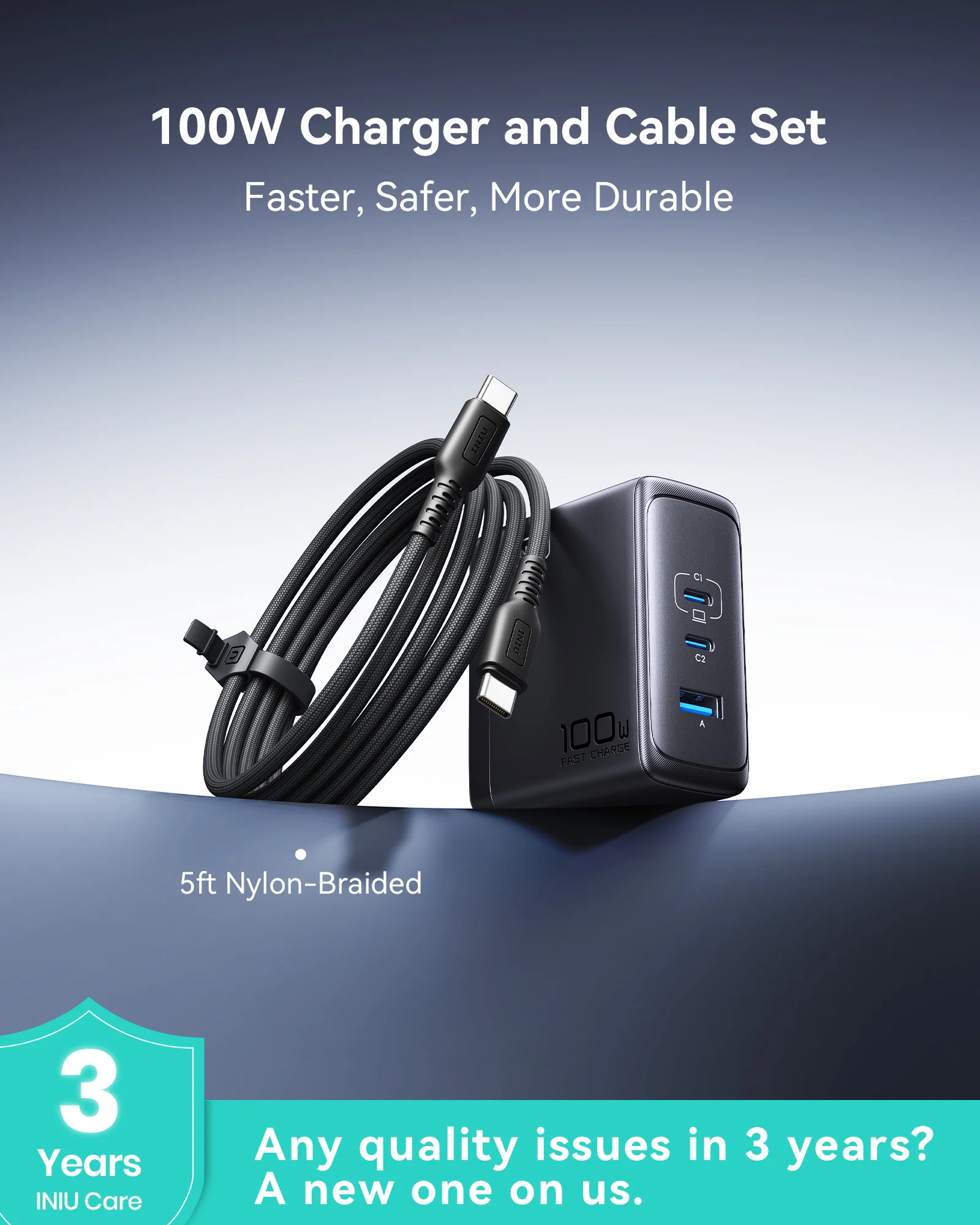INIU A11 100W GaN Charger - Image 5