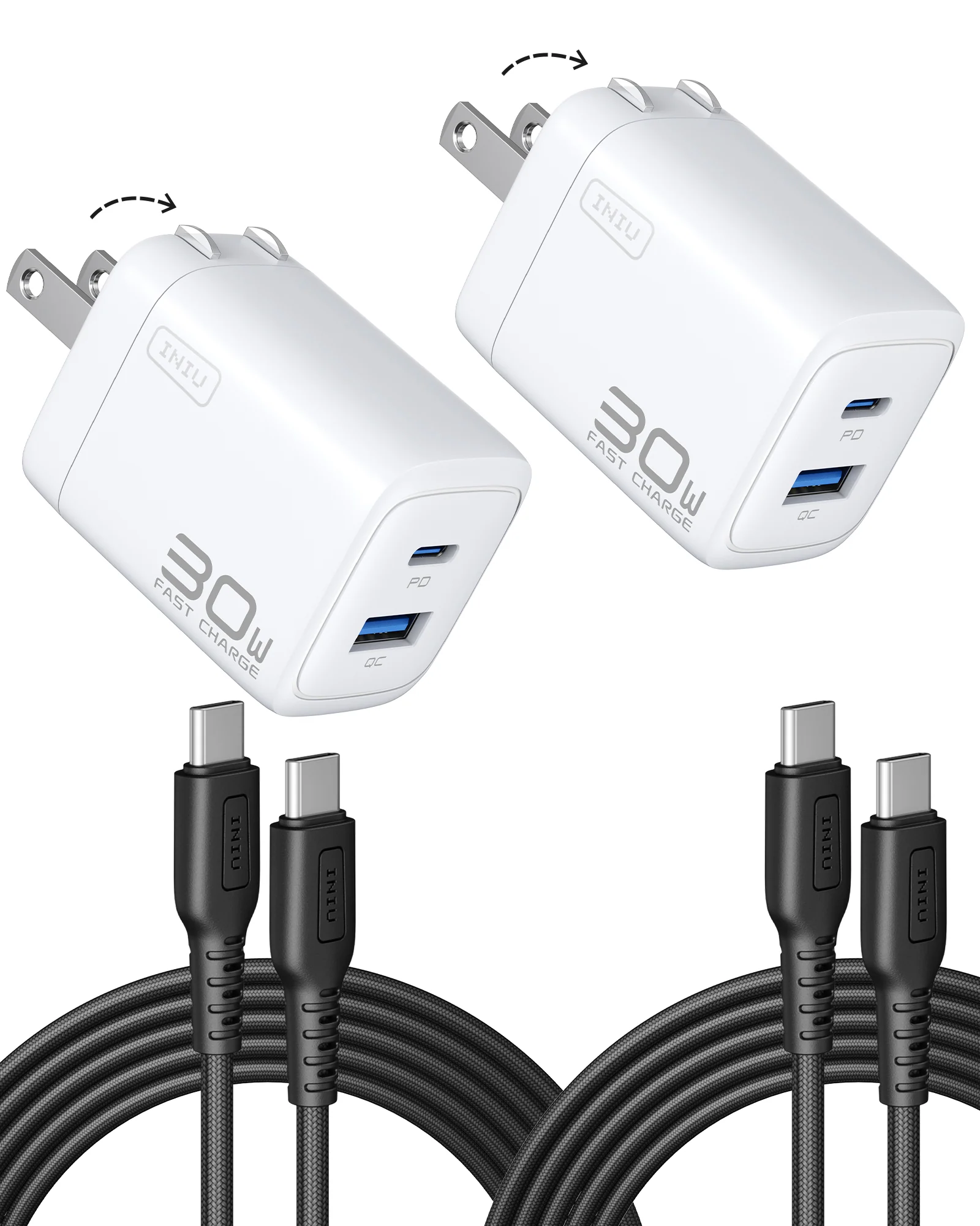 INIU A12 Dual Port Charger 30W (2-Pack) - Image 12