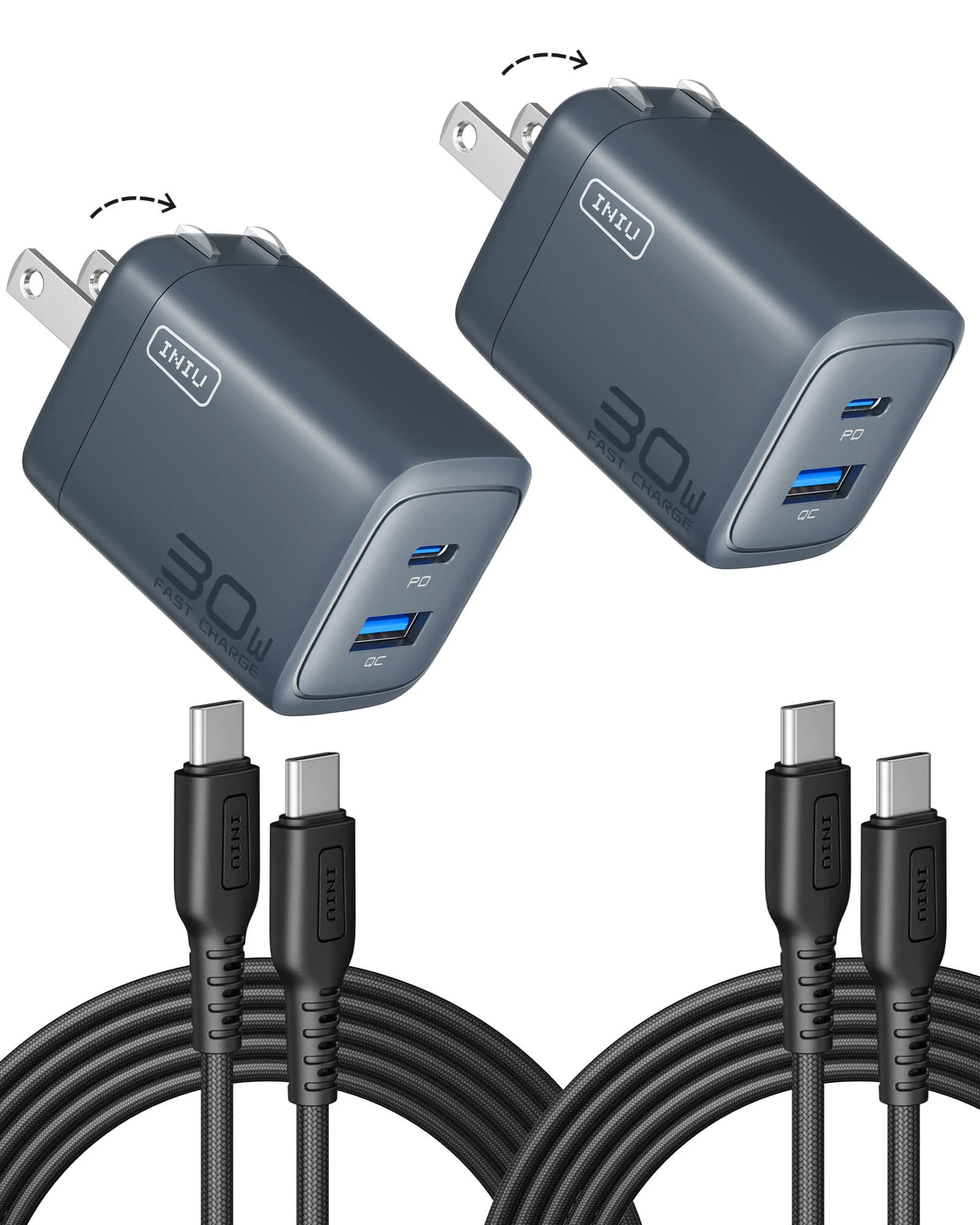 INIU A12 Dual Port Charger 30W (2-Pack) - Image 14