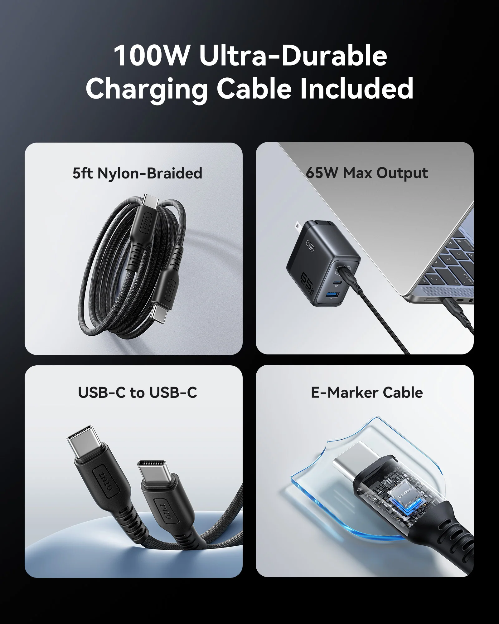 INIU A21 65W 3-Port GaN Charger - Image 5