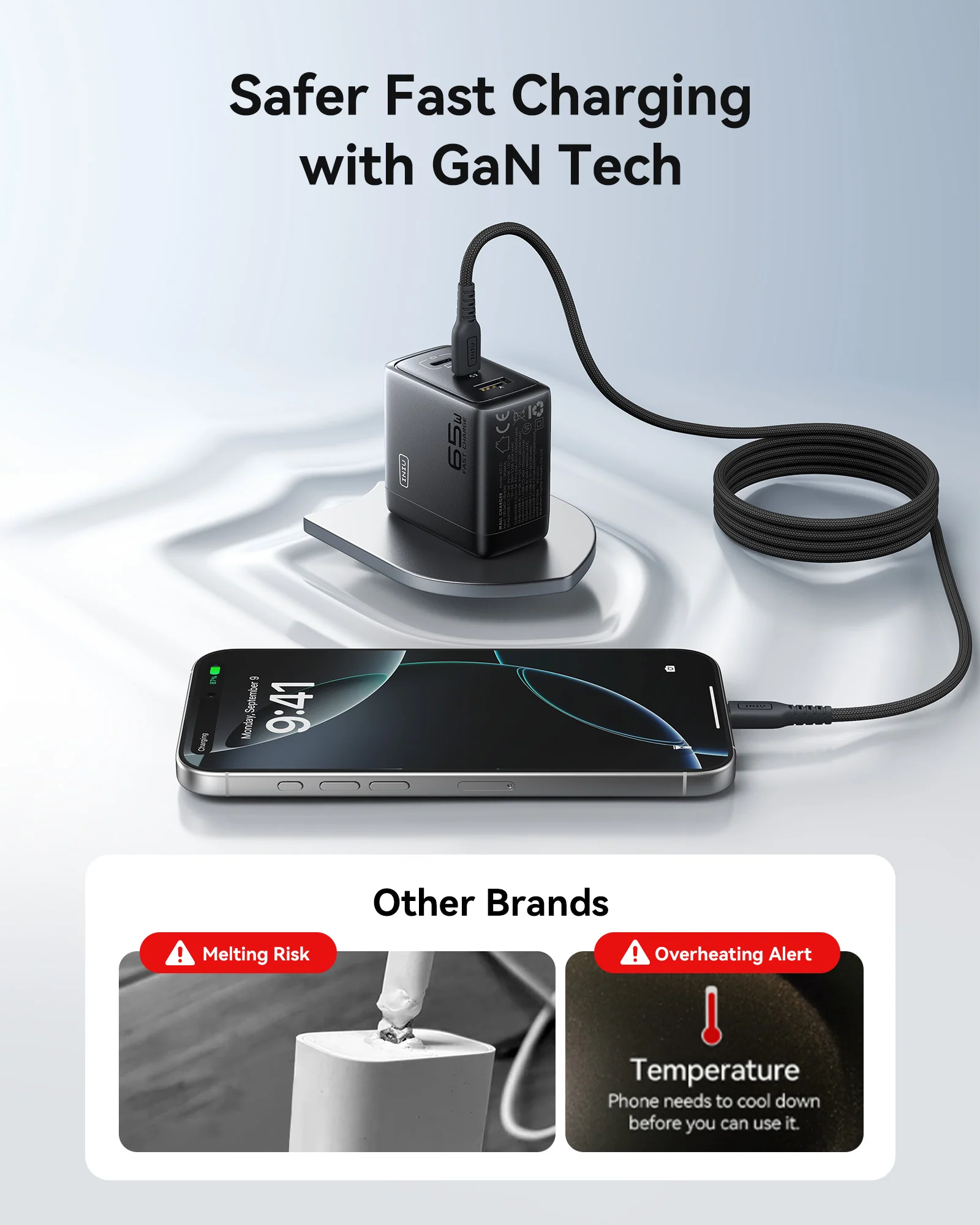 INIU A21 65W 3-Port GaN Charger - Image 7