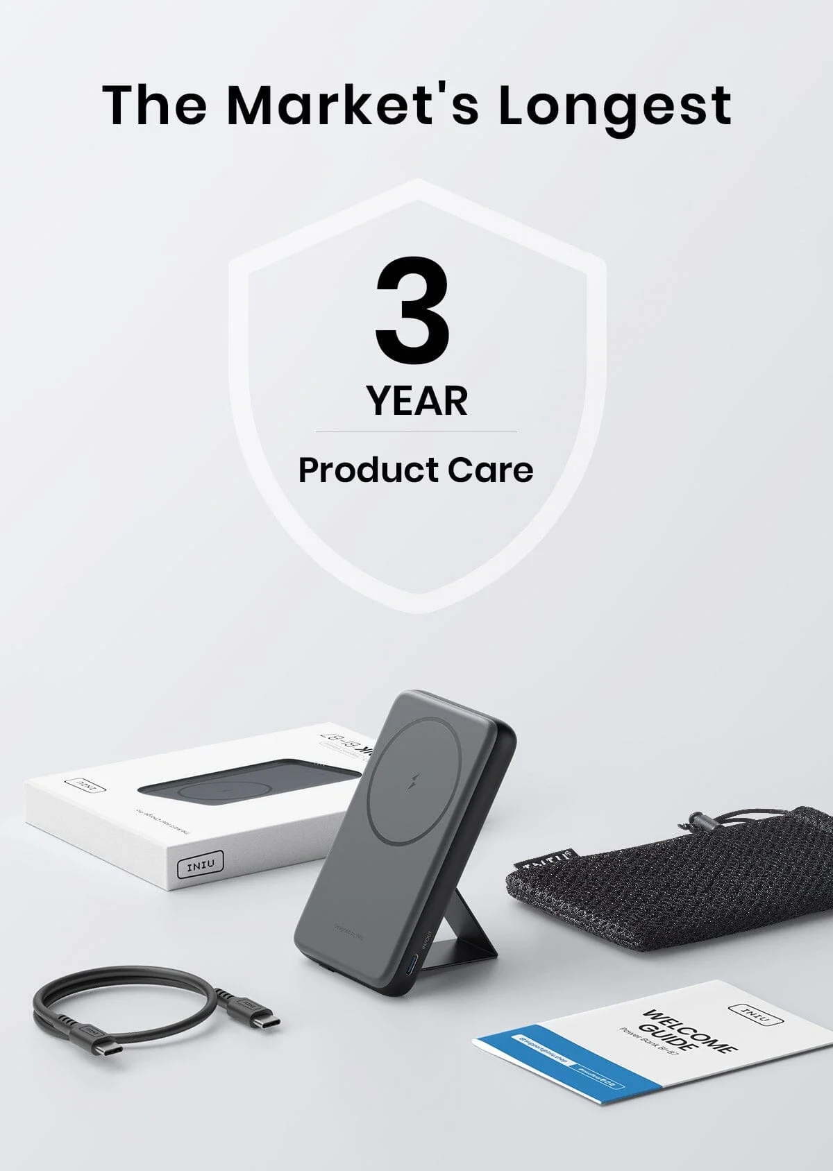 INIU B7 Handy Magsafe 6,000mAh Power Bank for iphone,ipad,etc - Image 7