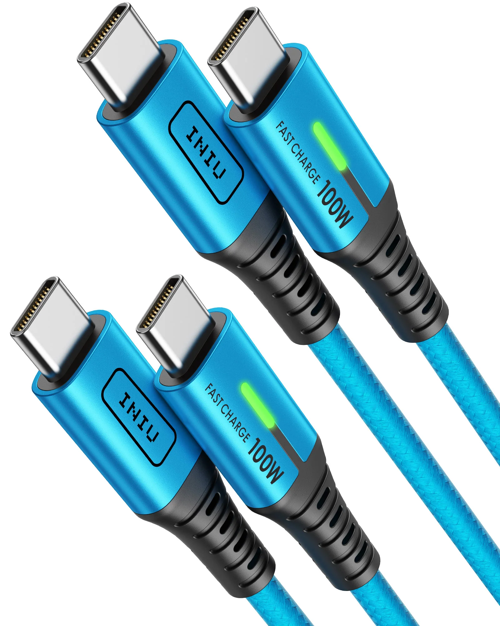 INIU D5CC USB C to C Cable 100W (6.6ft, 2-Pack) - Image 10