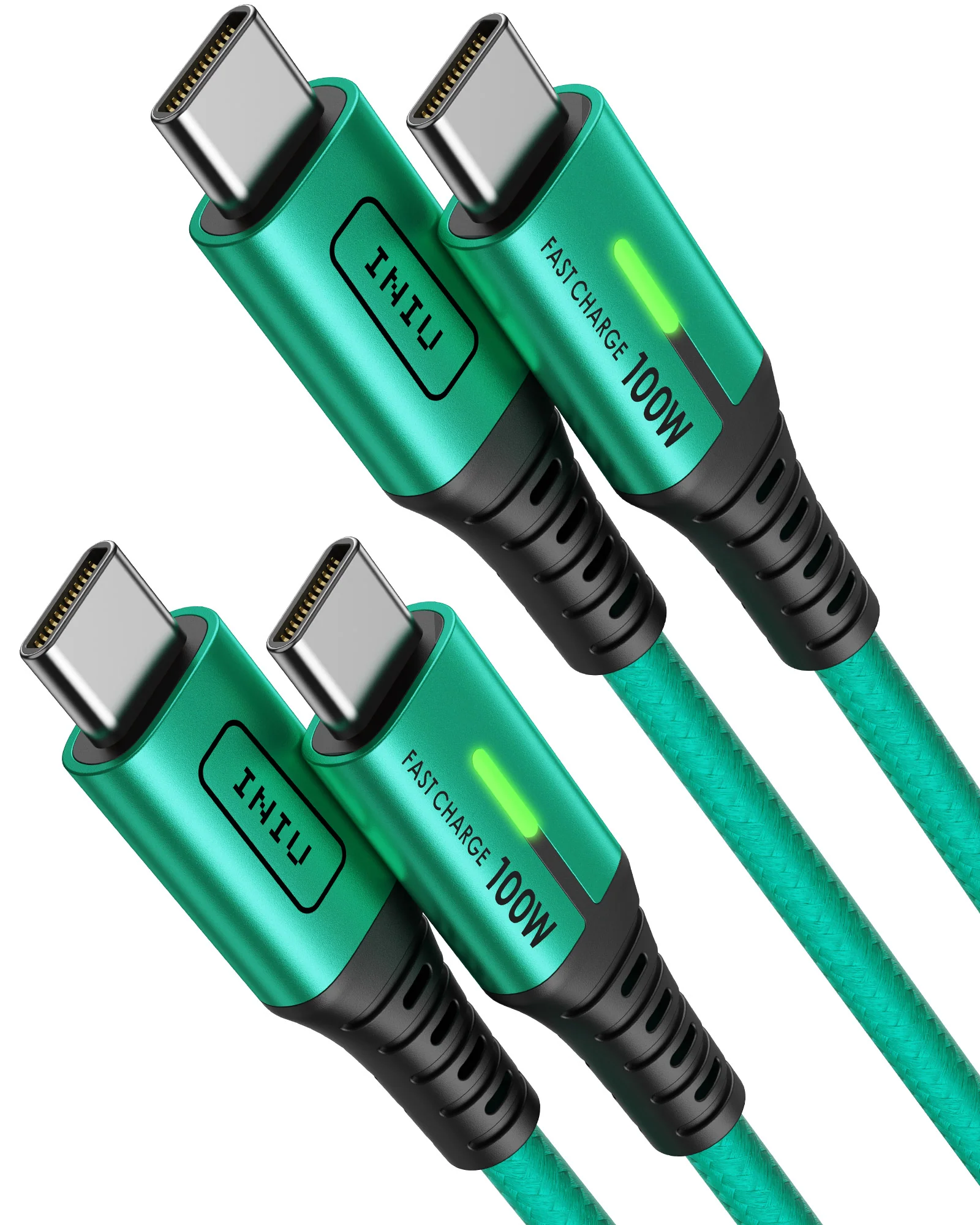 INIU D5CC USB C to C Cable 100W (6.6ft, 2-Pack) - Image 12