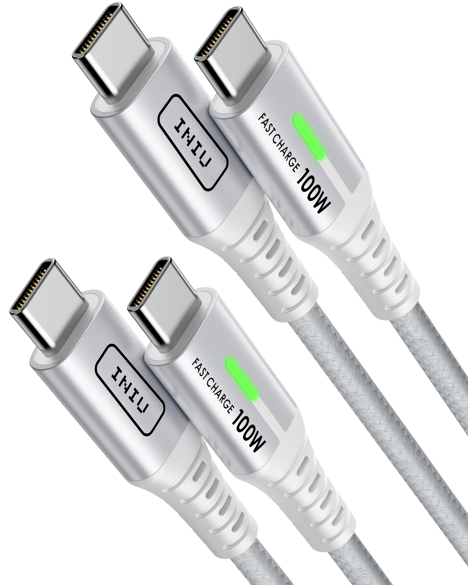 INIU D5CC USB C to C Cable 100W (6.6ft, 2-Pack) - Image 9