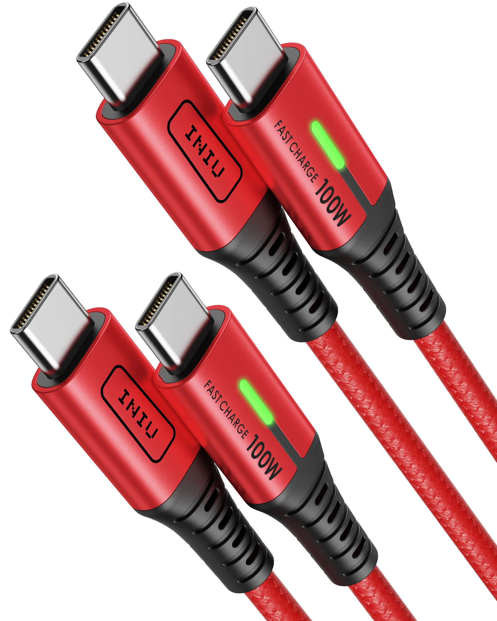 INIU D5CC USB C to C Cable 100W (6.6ft, 2-Pack) - Image 11