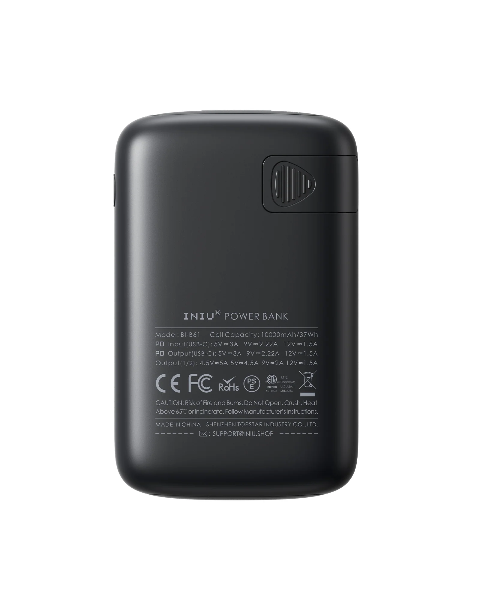 INIU B61 Power Bank 10000mAh, 3-Port Design - Image 5