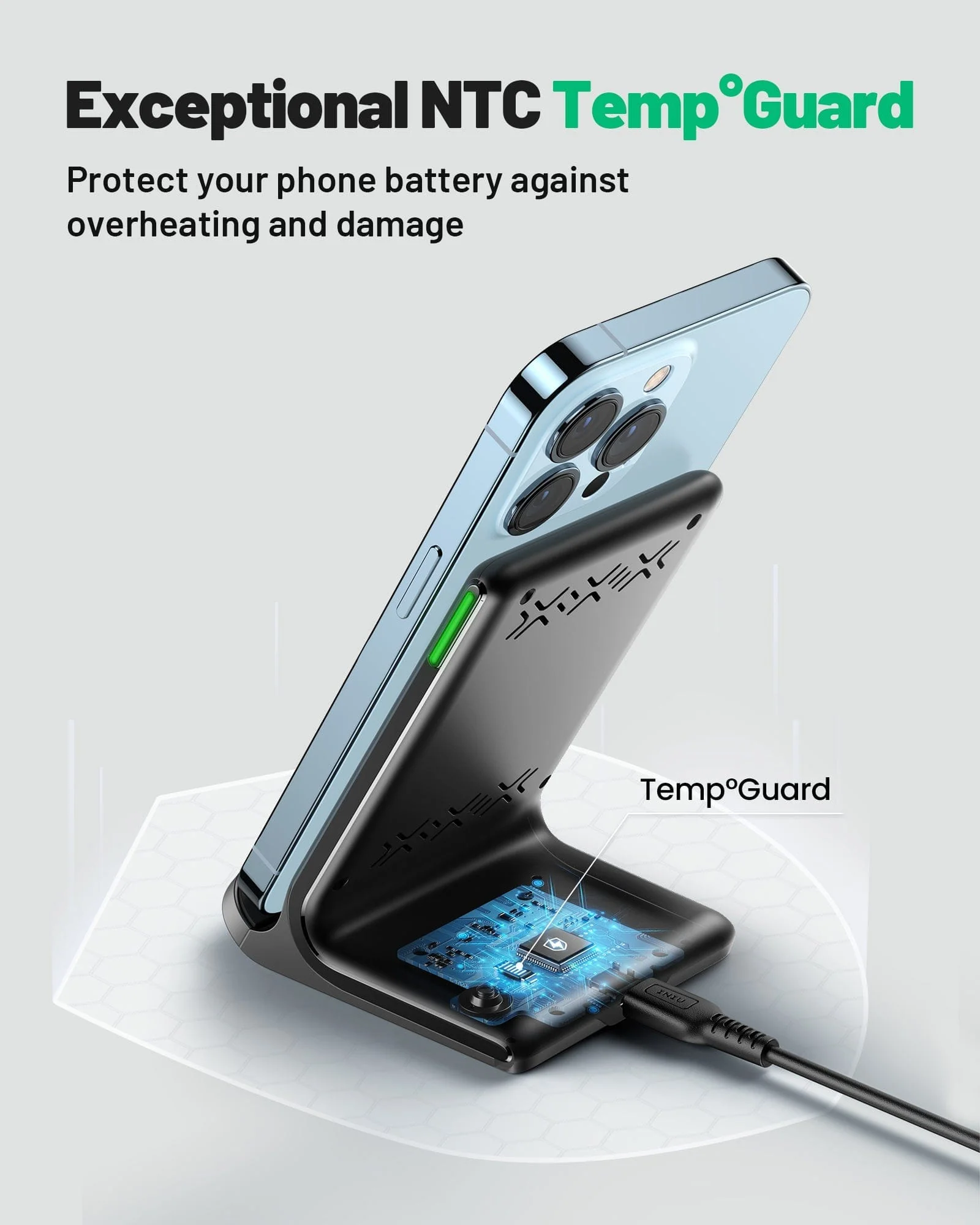 INIU I211 15W Qi-Certified Wireless Charger - Image 5