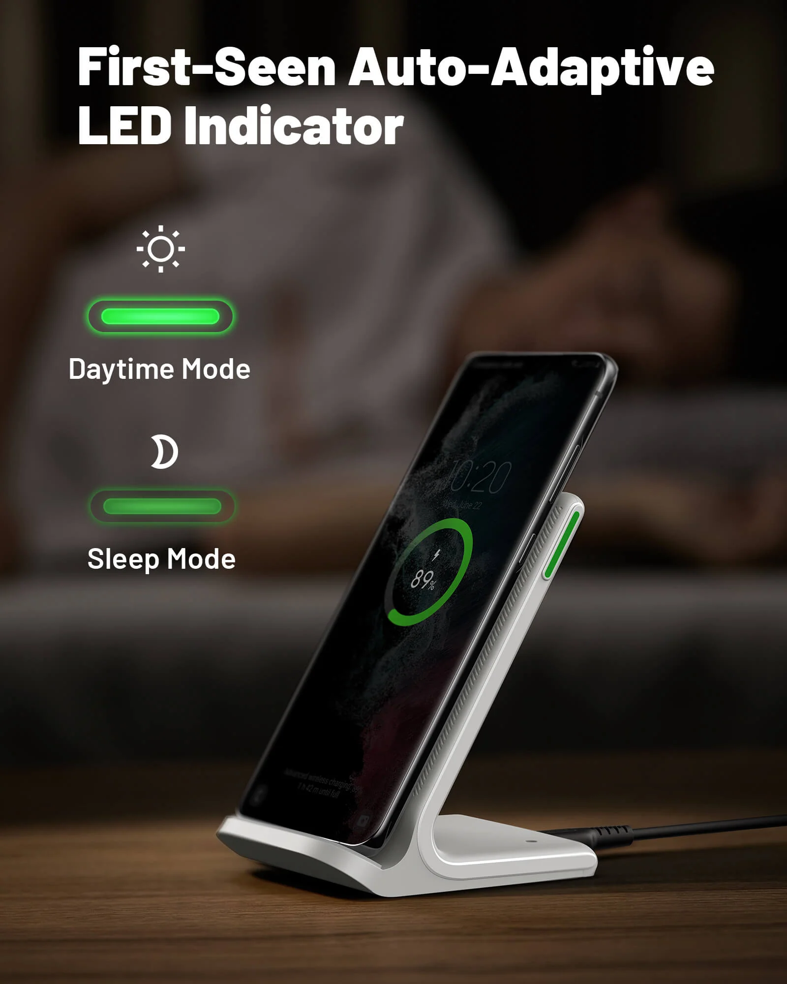 INIU I211-White 15W Qi-Certified Wireless Charger - Image 5