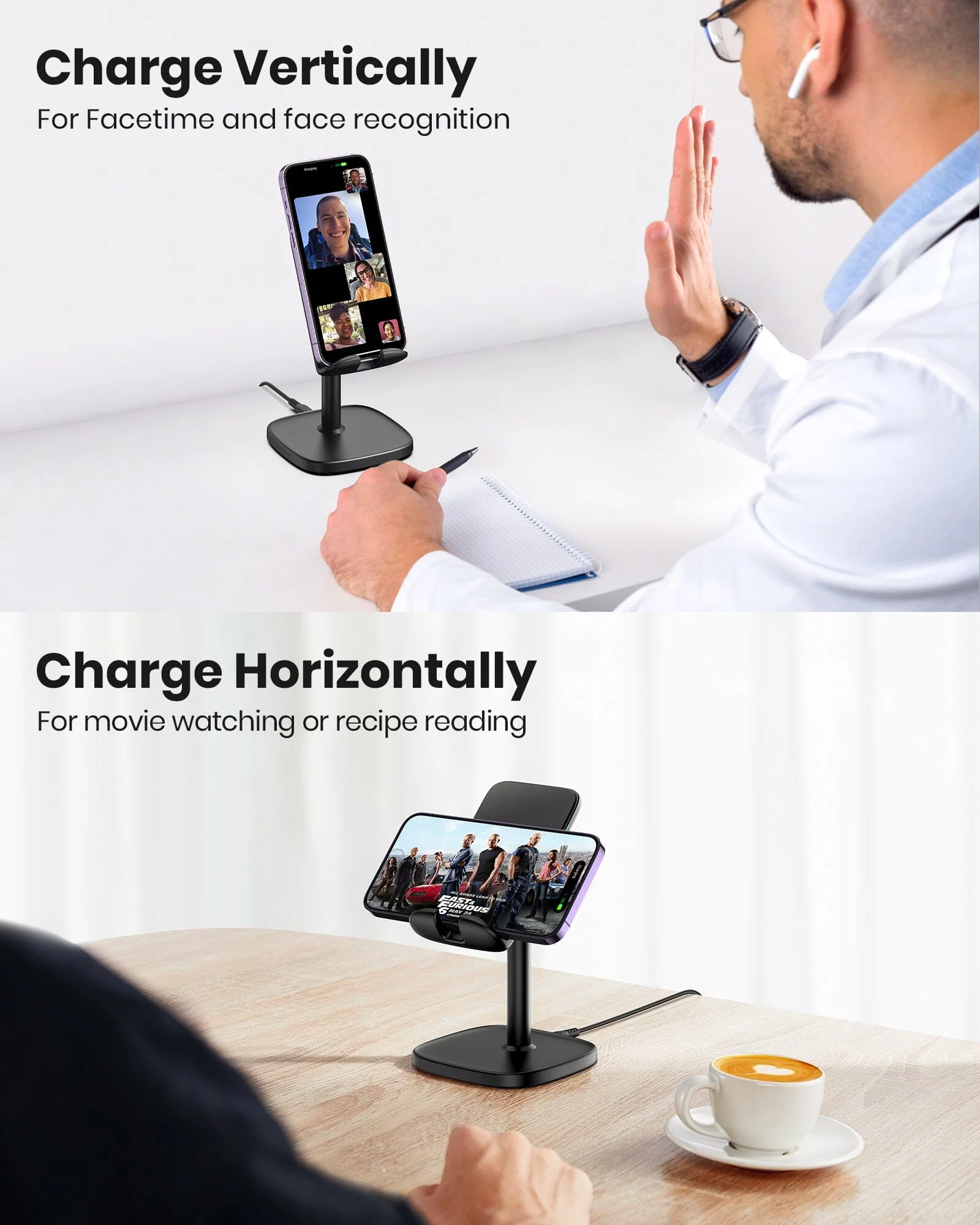 INIU I212 Adjustable 15W Fast Wireless Charger - Image 5
