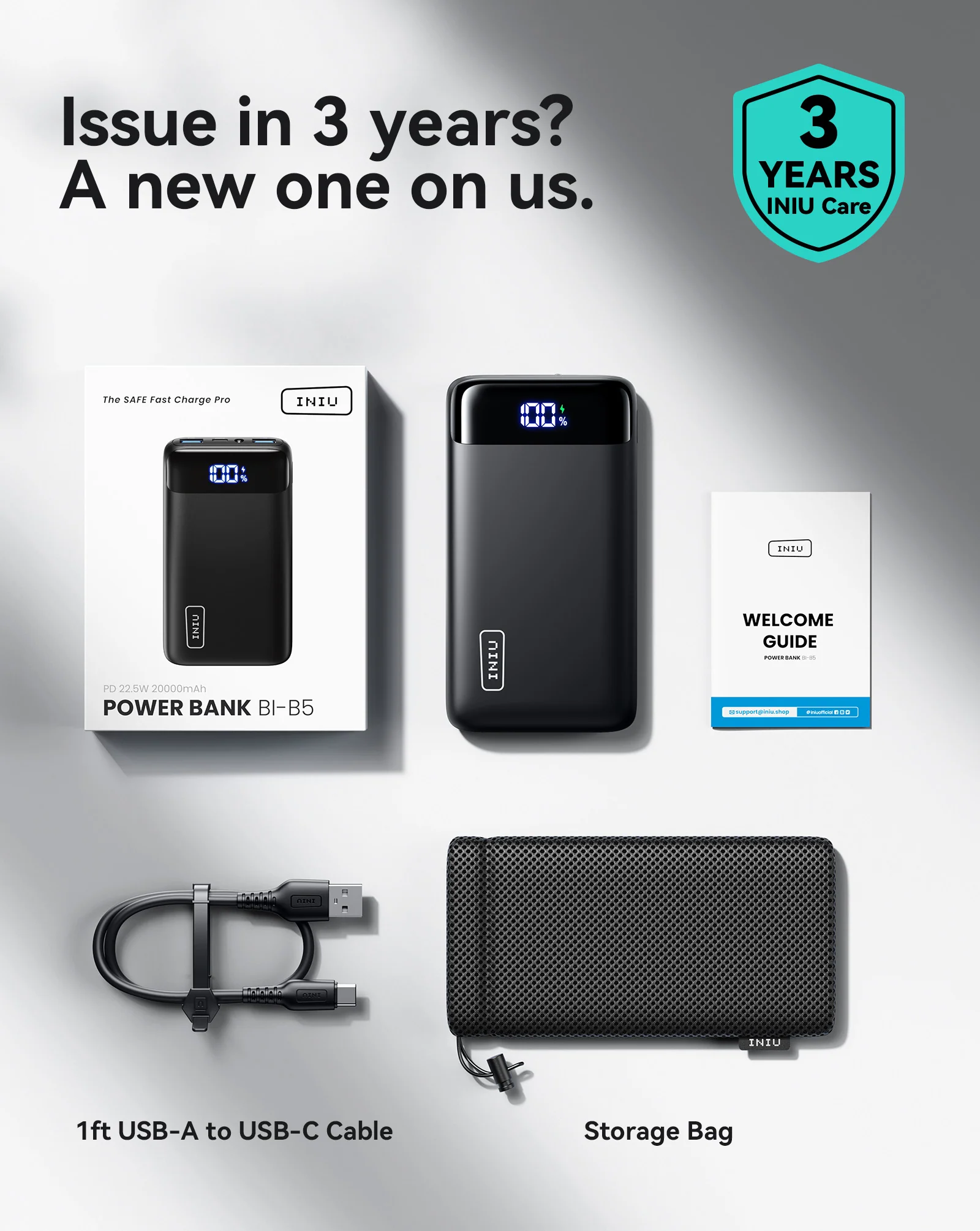 INIU B5 Power Bank 22.5W 20,000mAh - Image 14