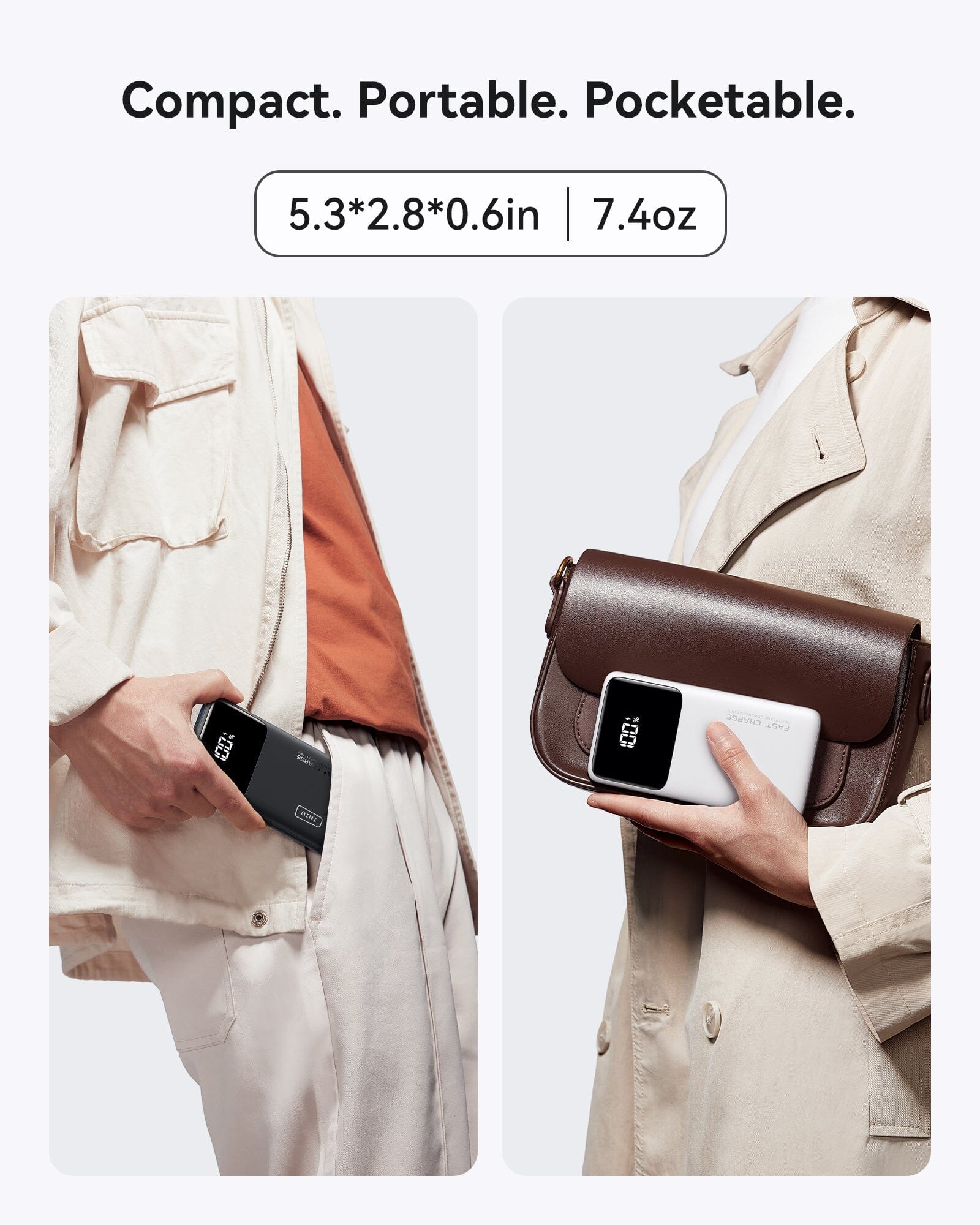 INIU B6 Power Bank 10,000mAh 22.5W Built-in Holder - Image 3