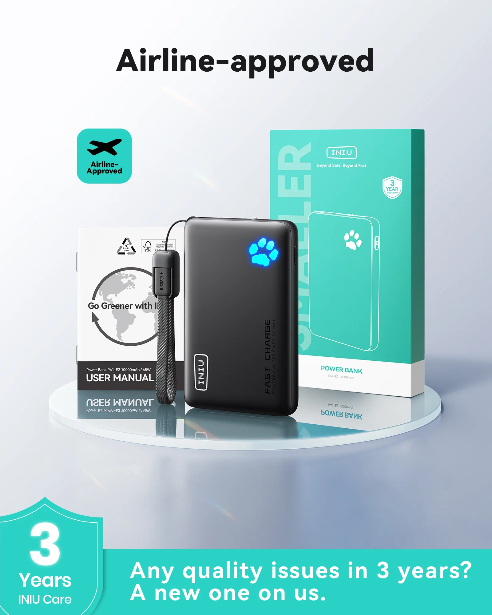 INIU Pawsible P41 Power Bank 45W 10000mAh - Image 8