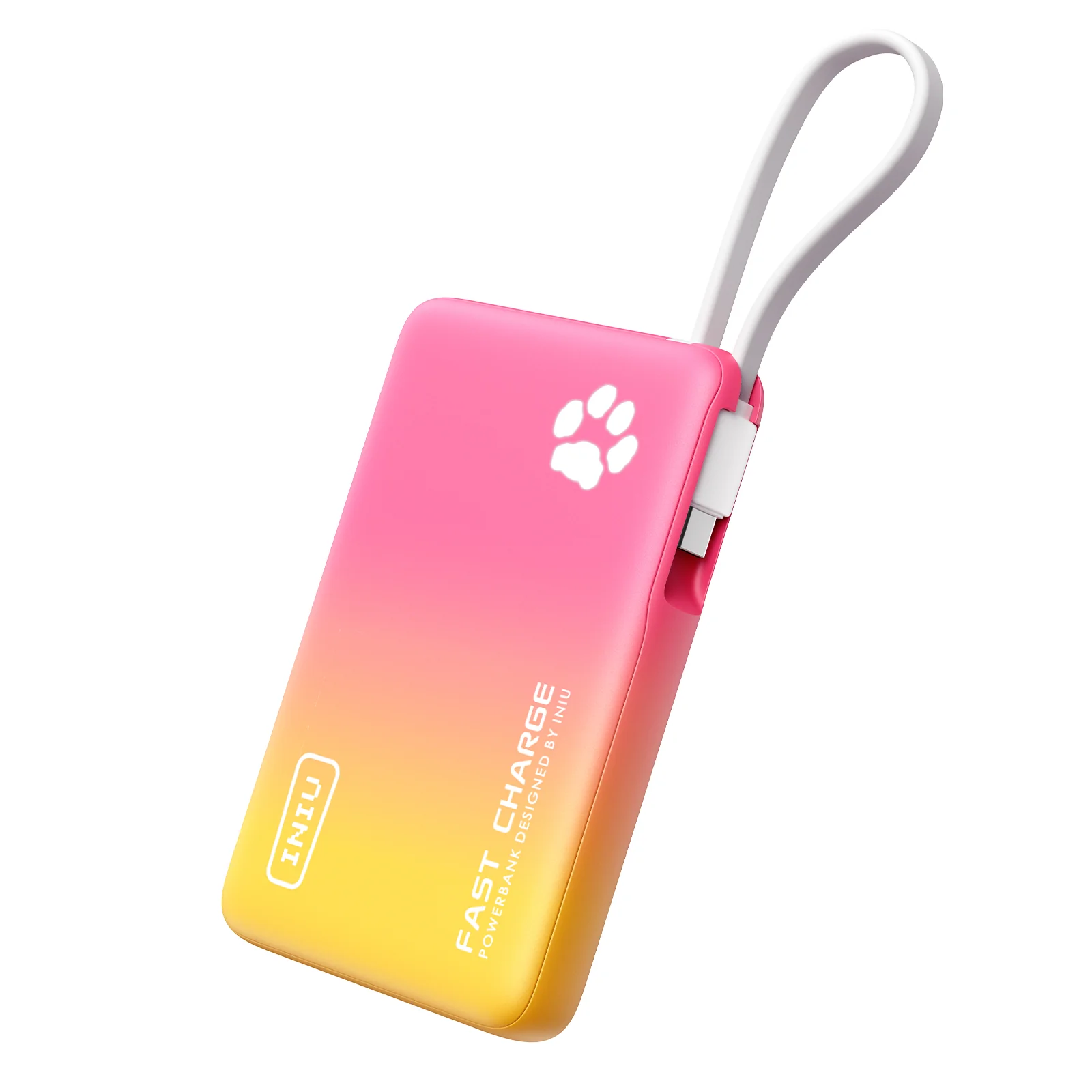 INIU Pawsible P41L Power Bank with Build in Cable Slimmest 45W 10000mAh - Image 8
