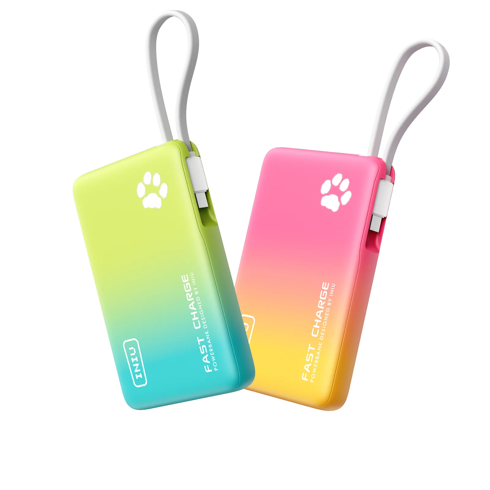 INIU Pawsible P41L Power Bank with Build in Cable Slimmest 45W 10000mAh - Image 9