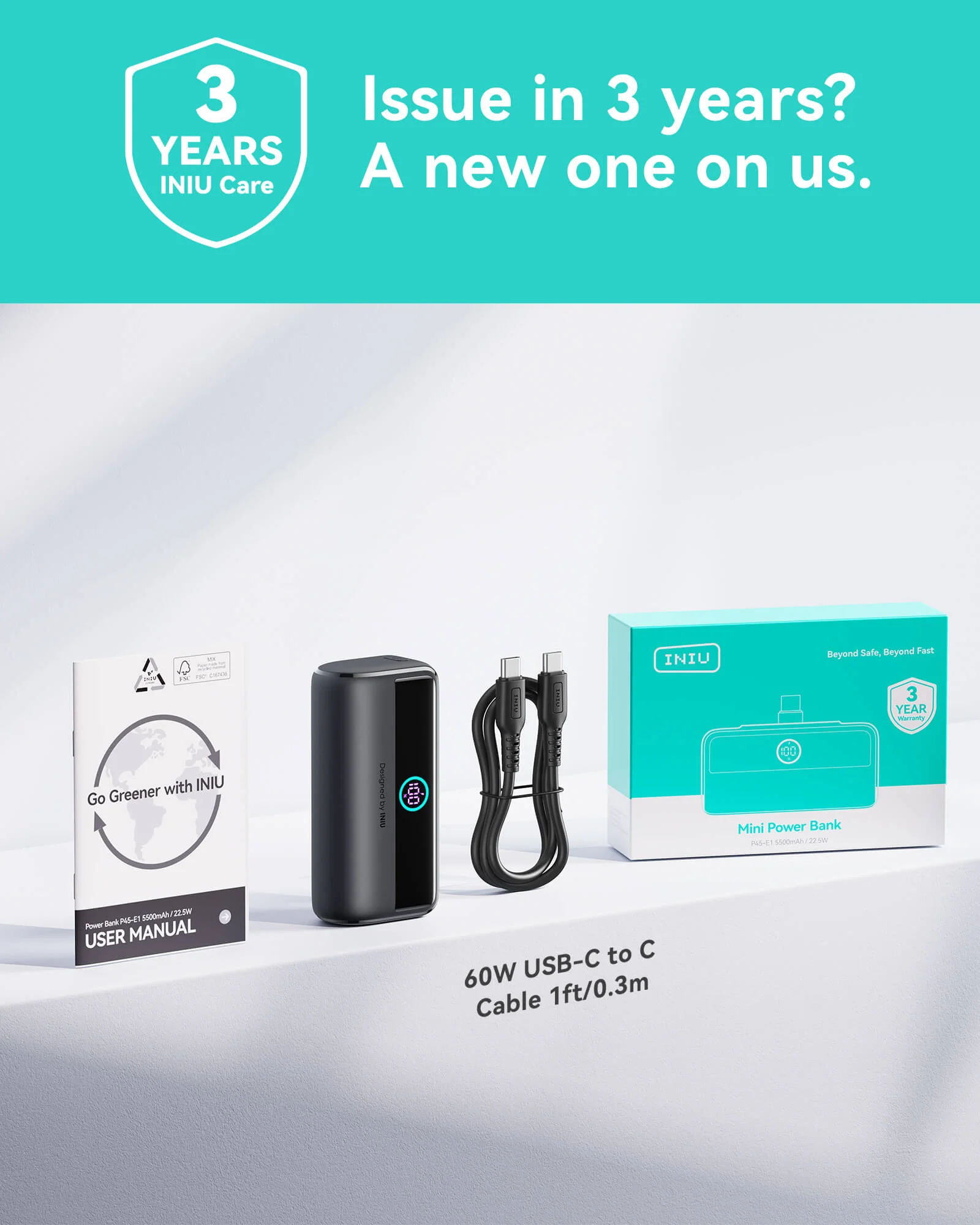 INIU Carry P45 Power Bank 22.5W 5500mAh - Image 7
