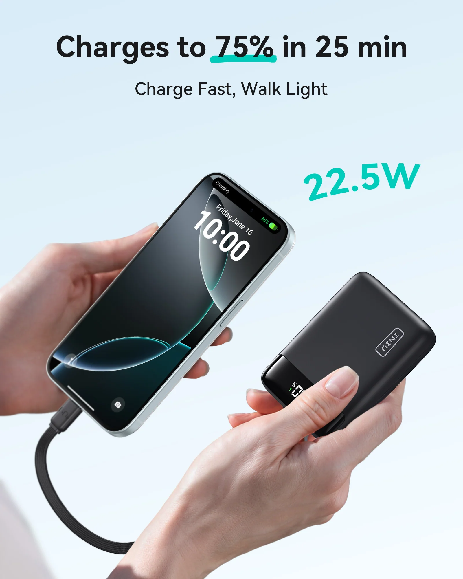 INIU Carry P512 Power Bank 22.5W Smallest 20000mAh - Image 5