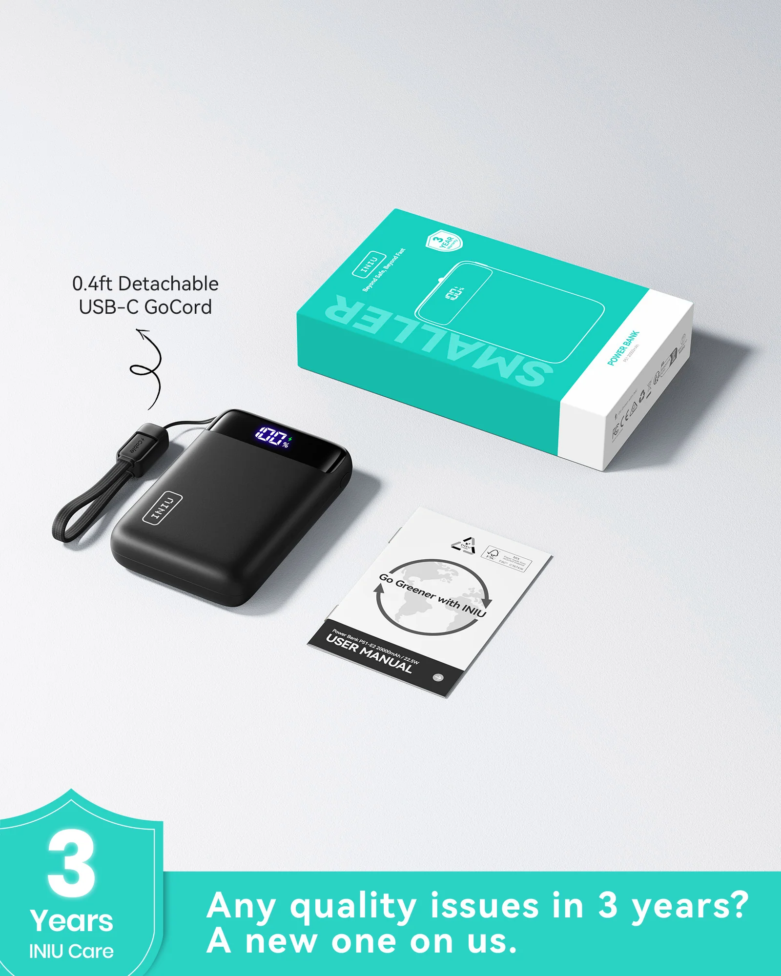 INIU Carry P512 Power Bank 22.5W Smallest 20000mAh - Image 7
