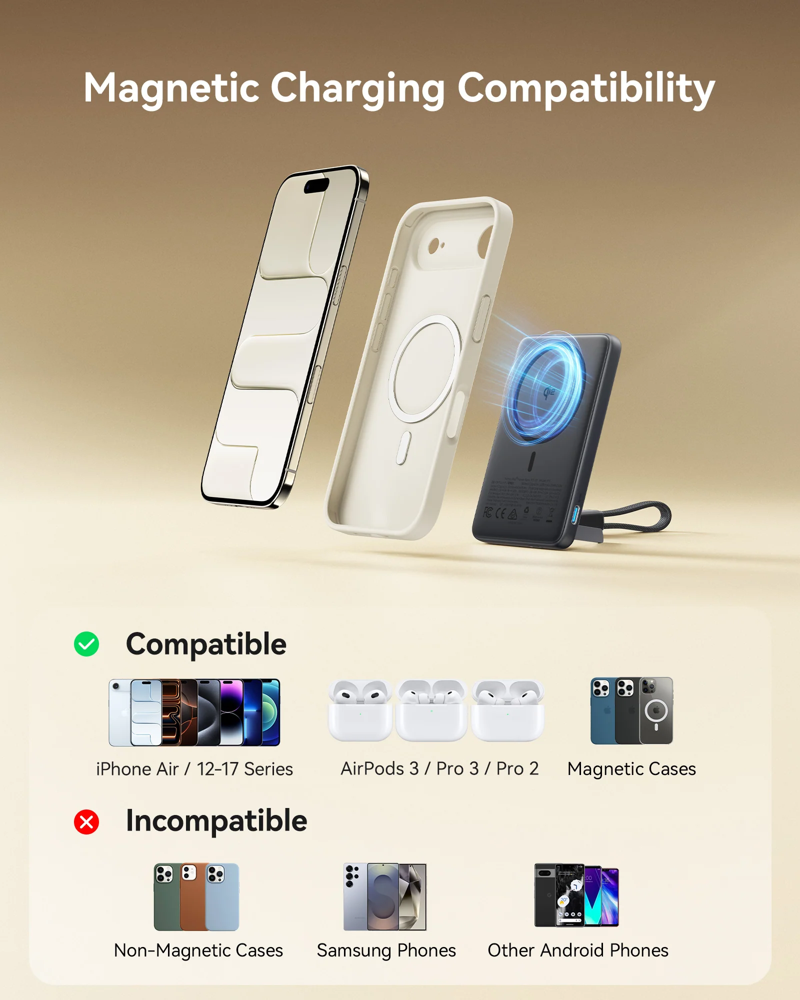 INIU SnapGo P71 Power Bank Magsafe Qi2 15W Slimmest 5,000mAh - Image 7