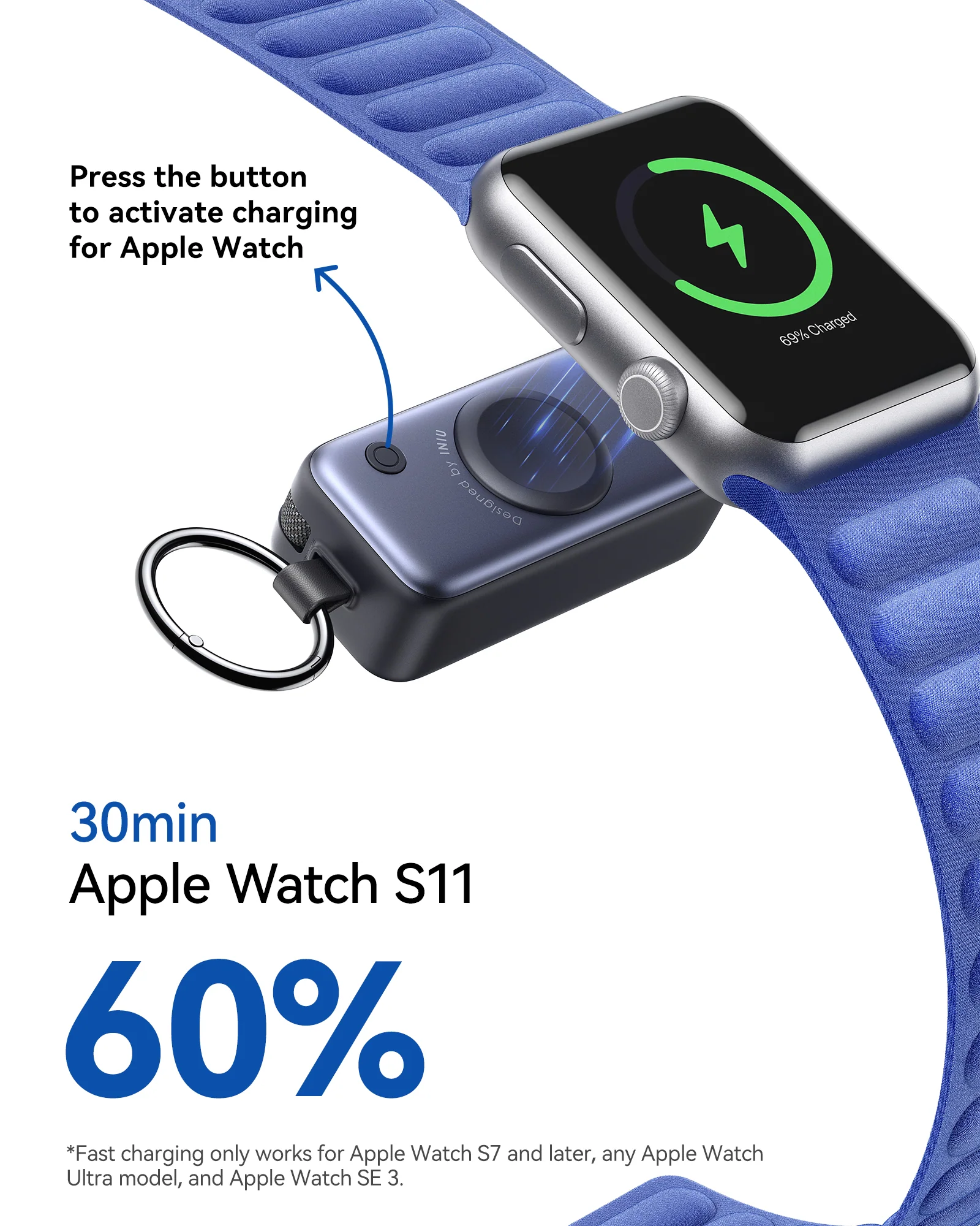 INIU SnapGo P81 Power Bank for iWatch 5W 5,000mAh - Image 4