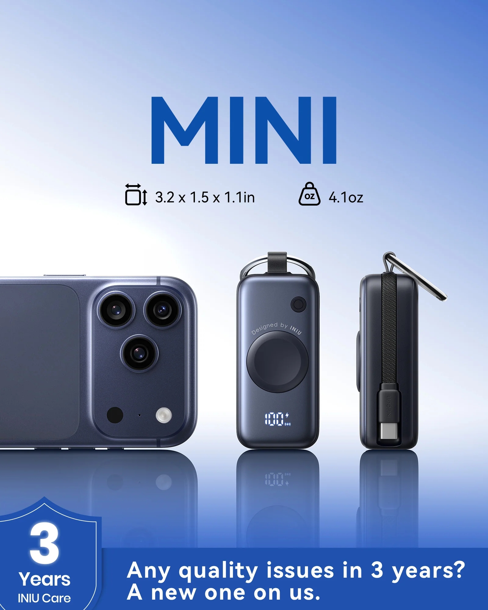 INIU SnapGo P81 Power Bank for iWatch 5W 5,000mAh - Image 5