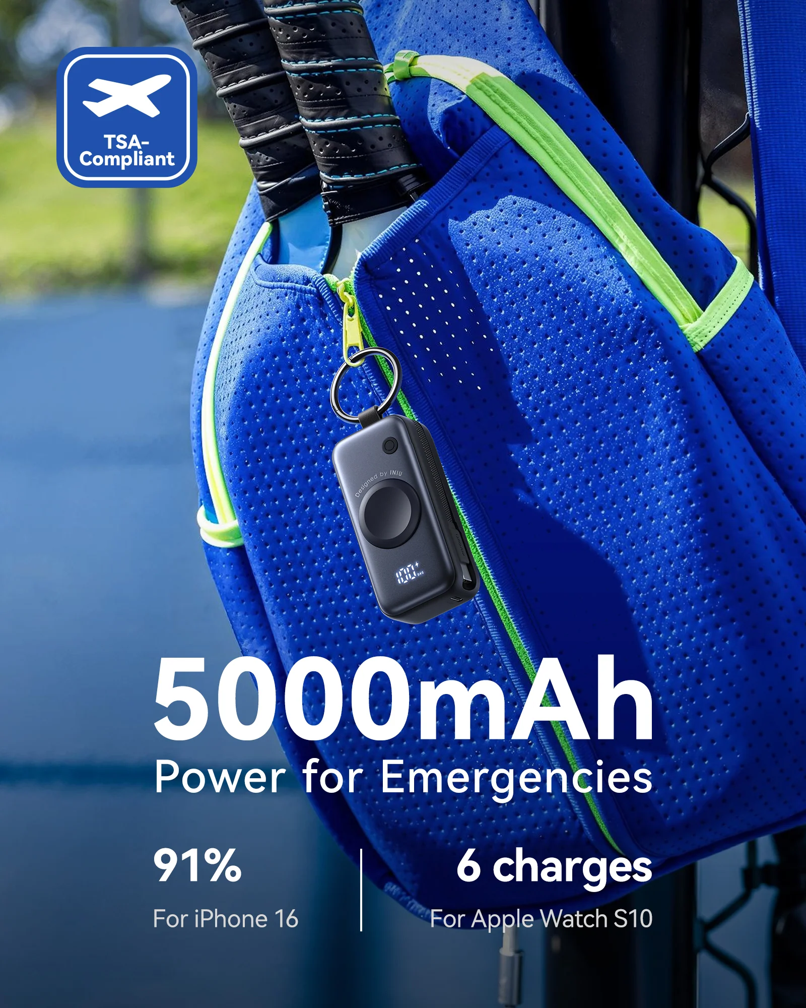 INIU SnapGo P81 Power Bank for iWatch 5W 5,000mAh - Image 6