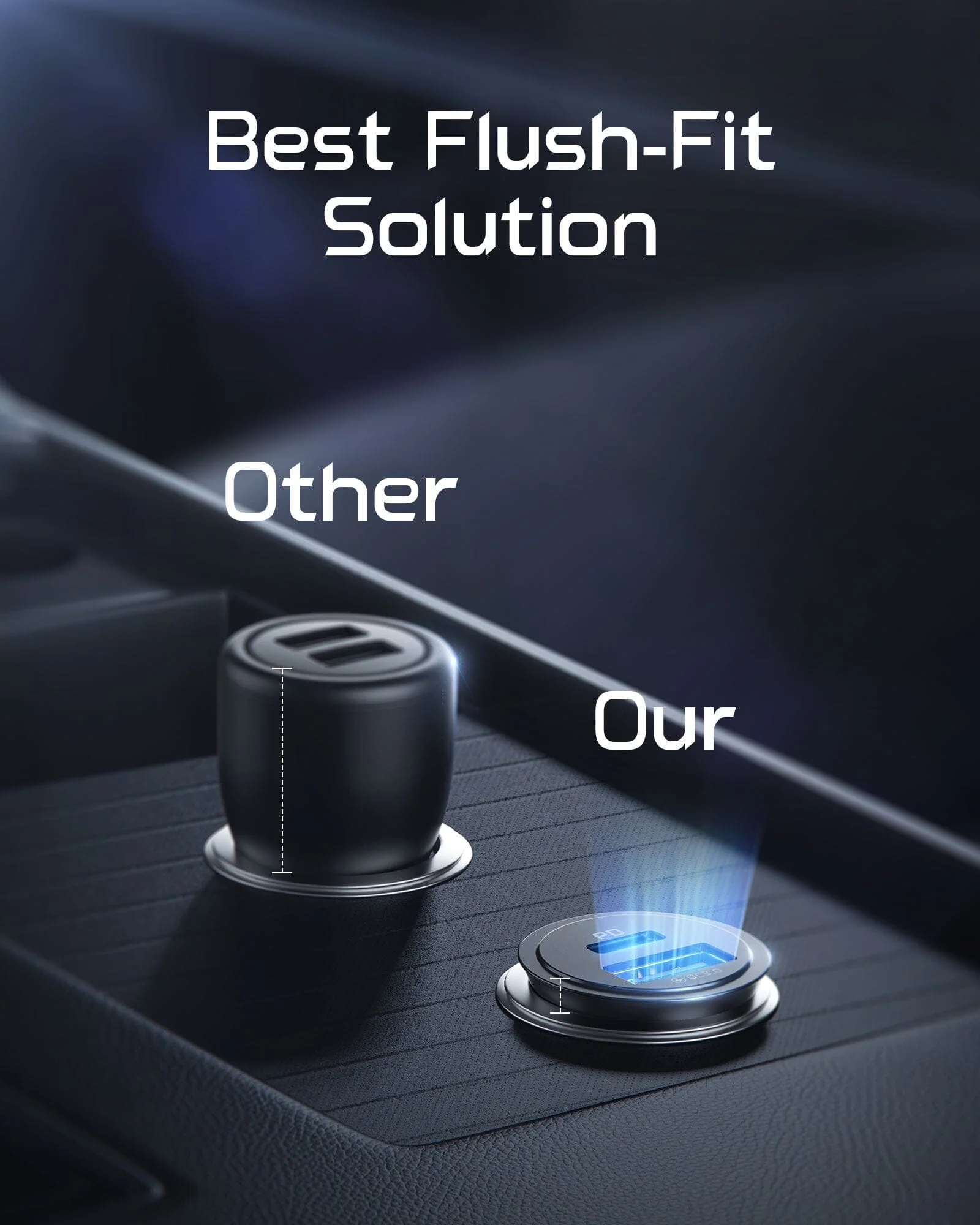 INIU I710 2-Port Fast Car Charger 60W - Image 4