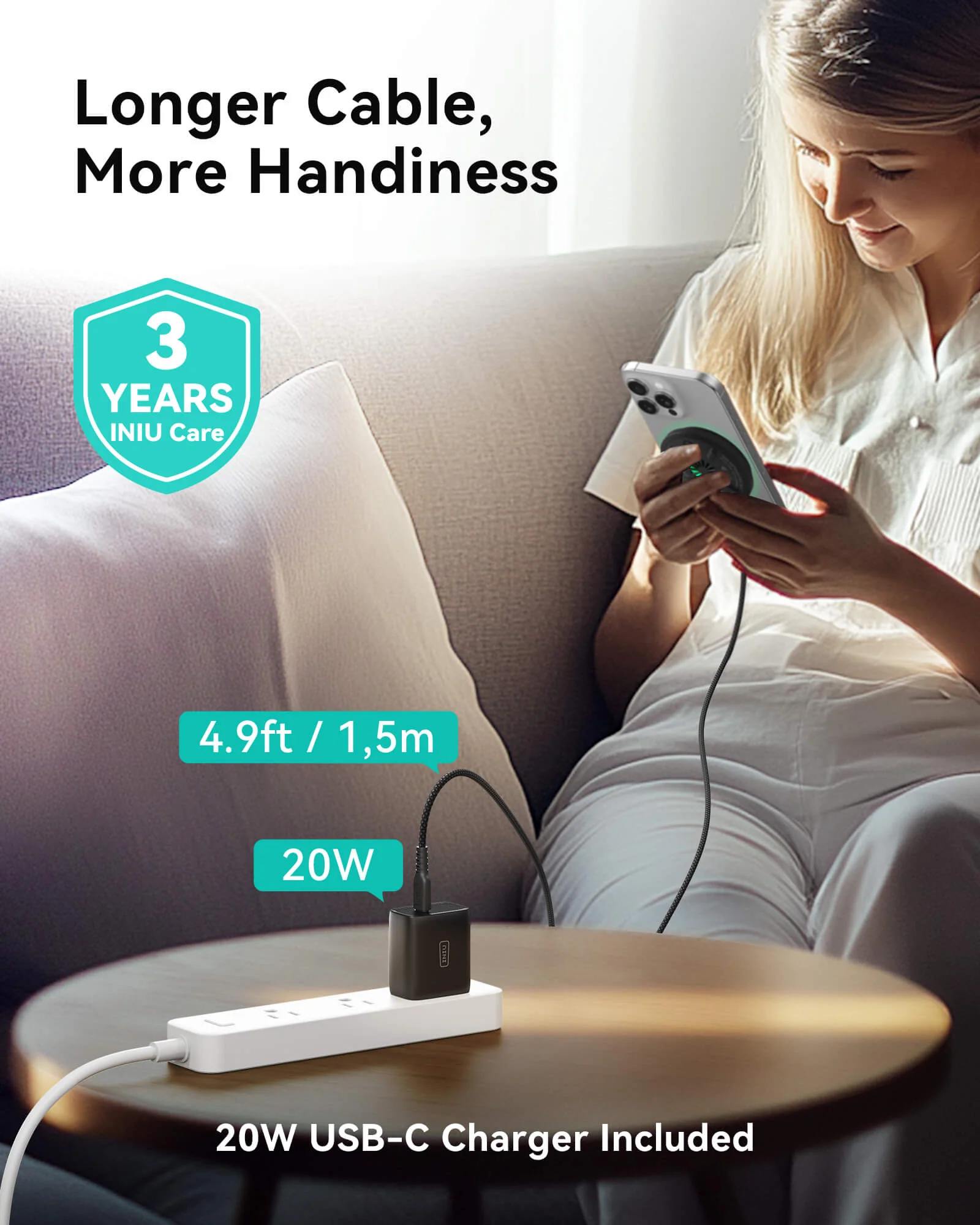 INIU W11-E1 Magnetic Wireless Charger - Image 7