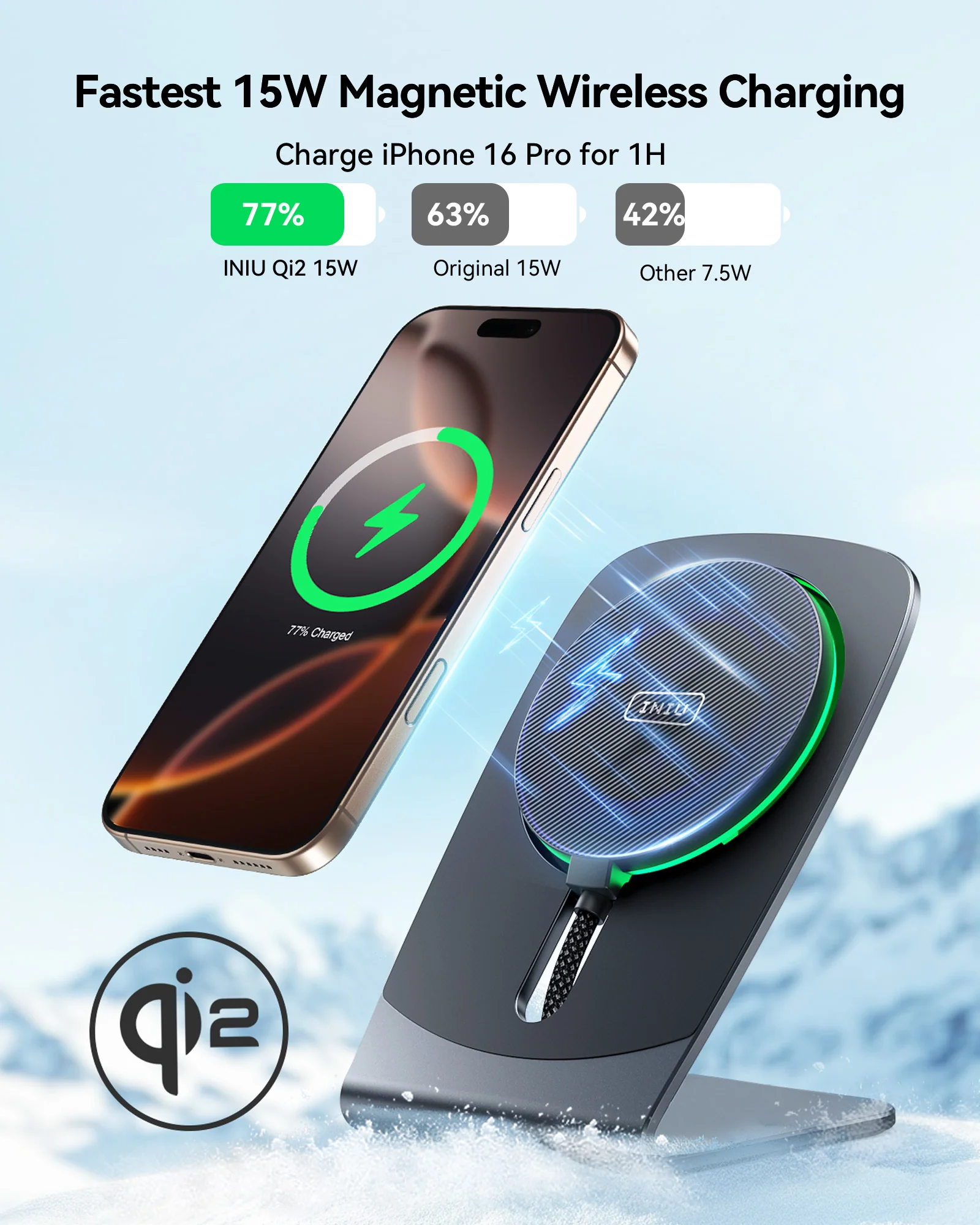 INIU W21-E1 Magnetic Wireless Charger - Image 2