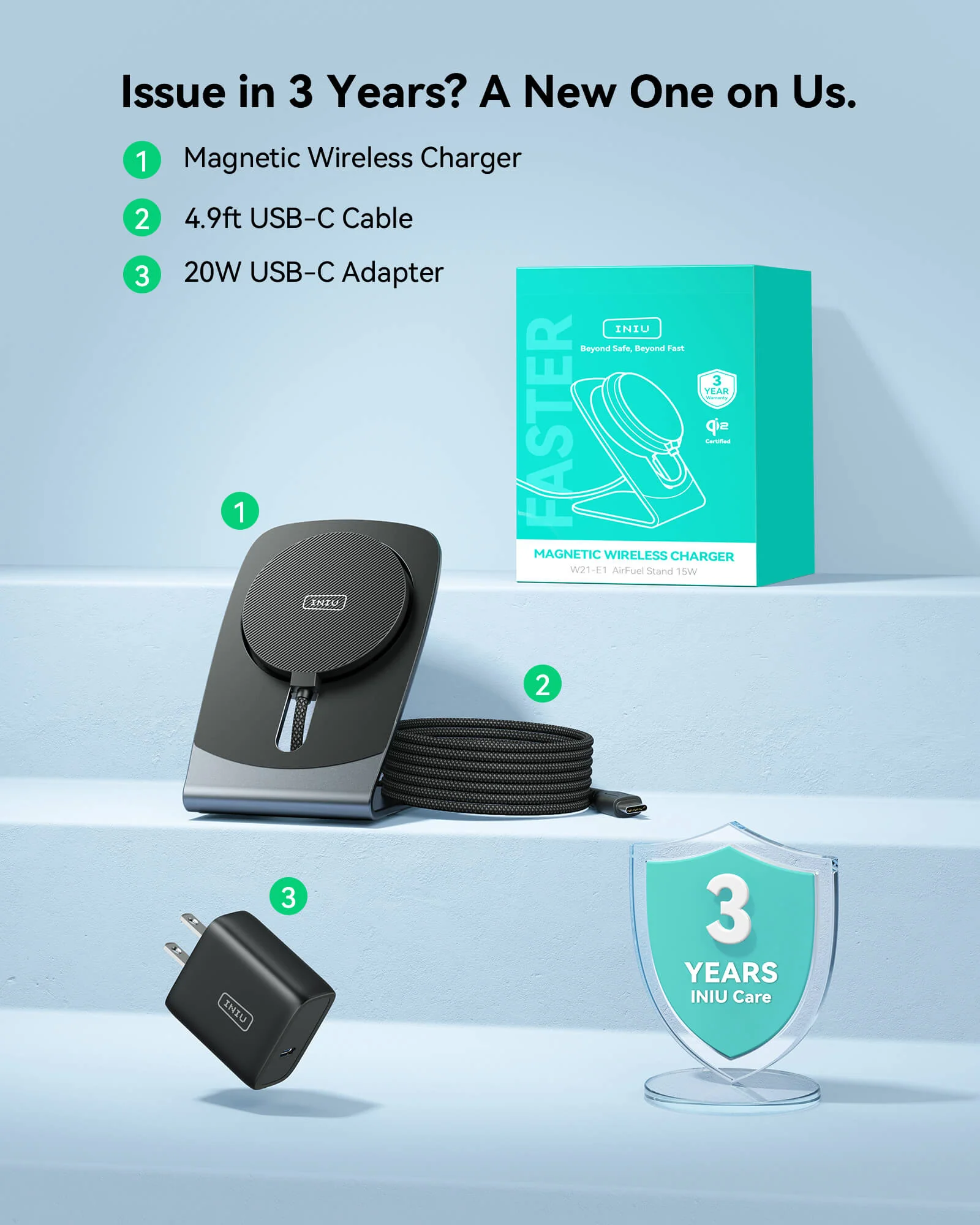INIU W21-E1 Magnetic Wireless Charger - Image 7