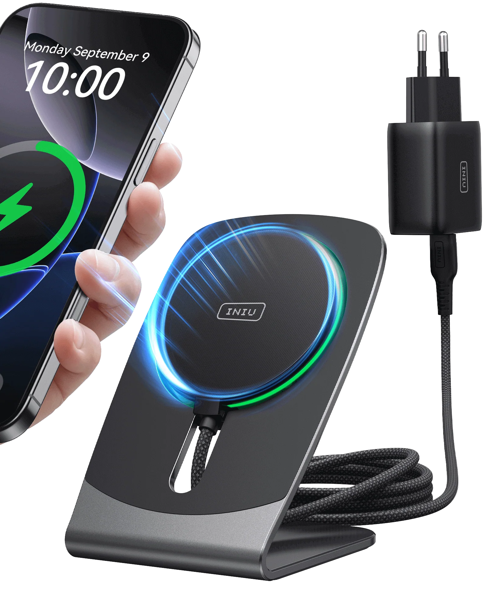 INIU SnapGo W21 Qi2 15W Magnetic Wireless Charger - Image 10