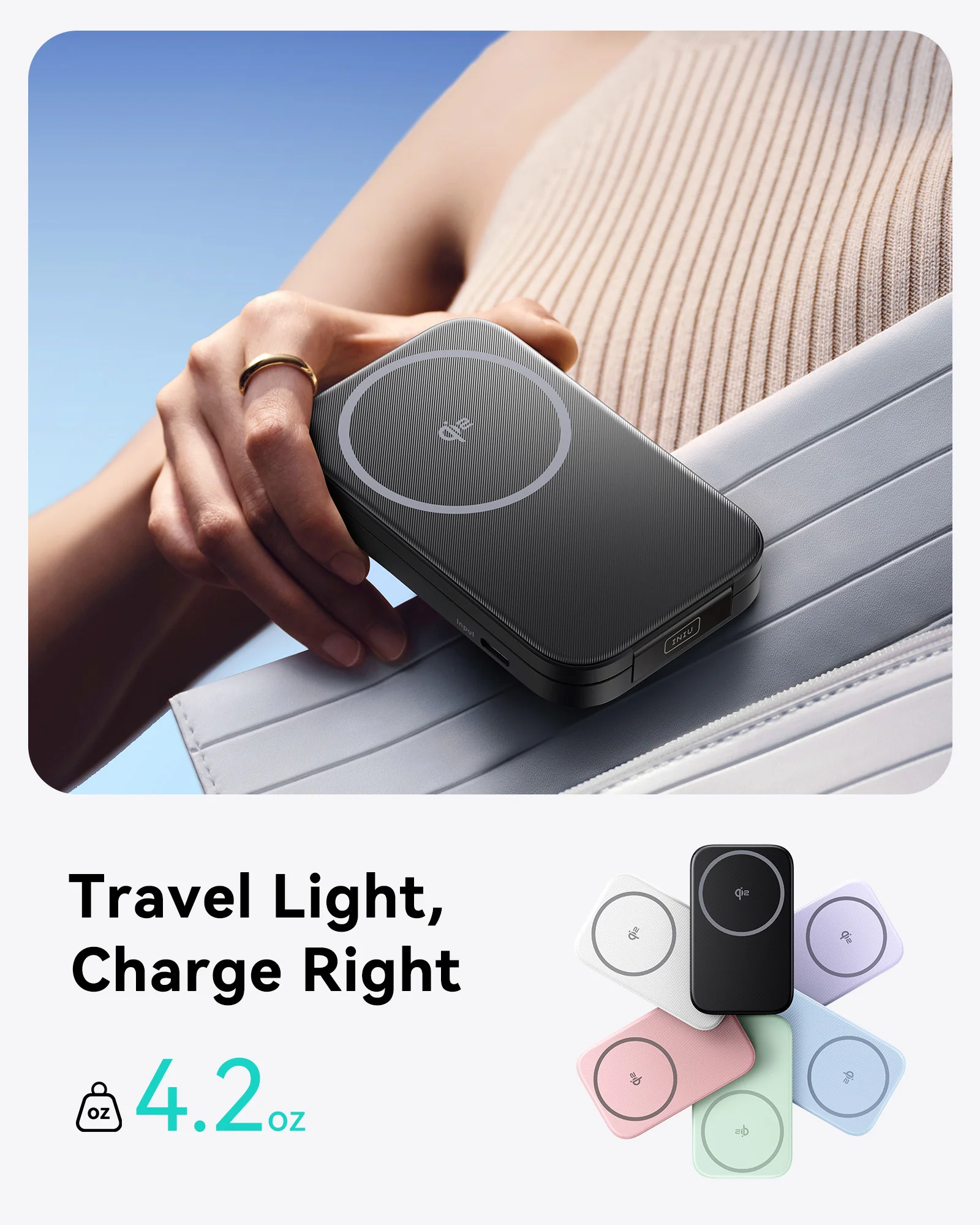 INIU SnapGo W31 Qi2 15W 3 in 1 Magnetic Foldable Wireless Charger - Image 5