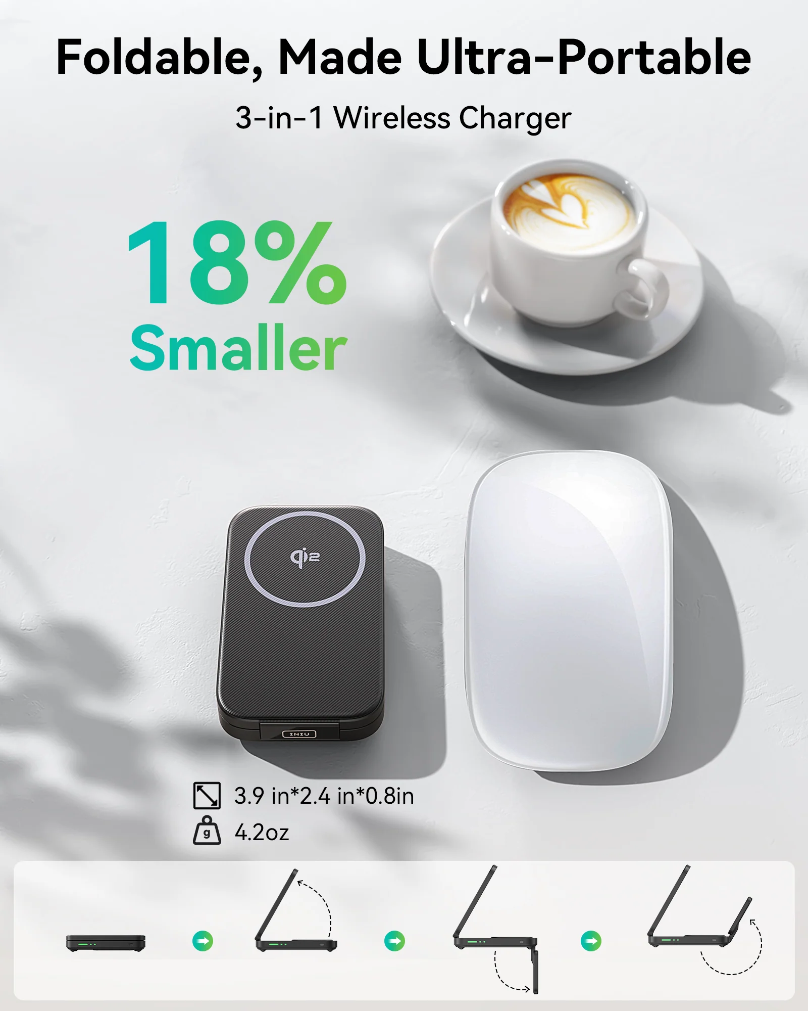 INIU W31-E1 Qi2 15W Wireless Charger - Image 2