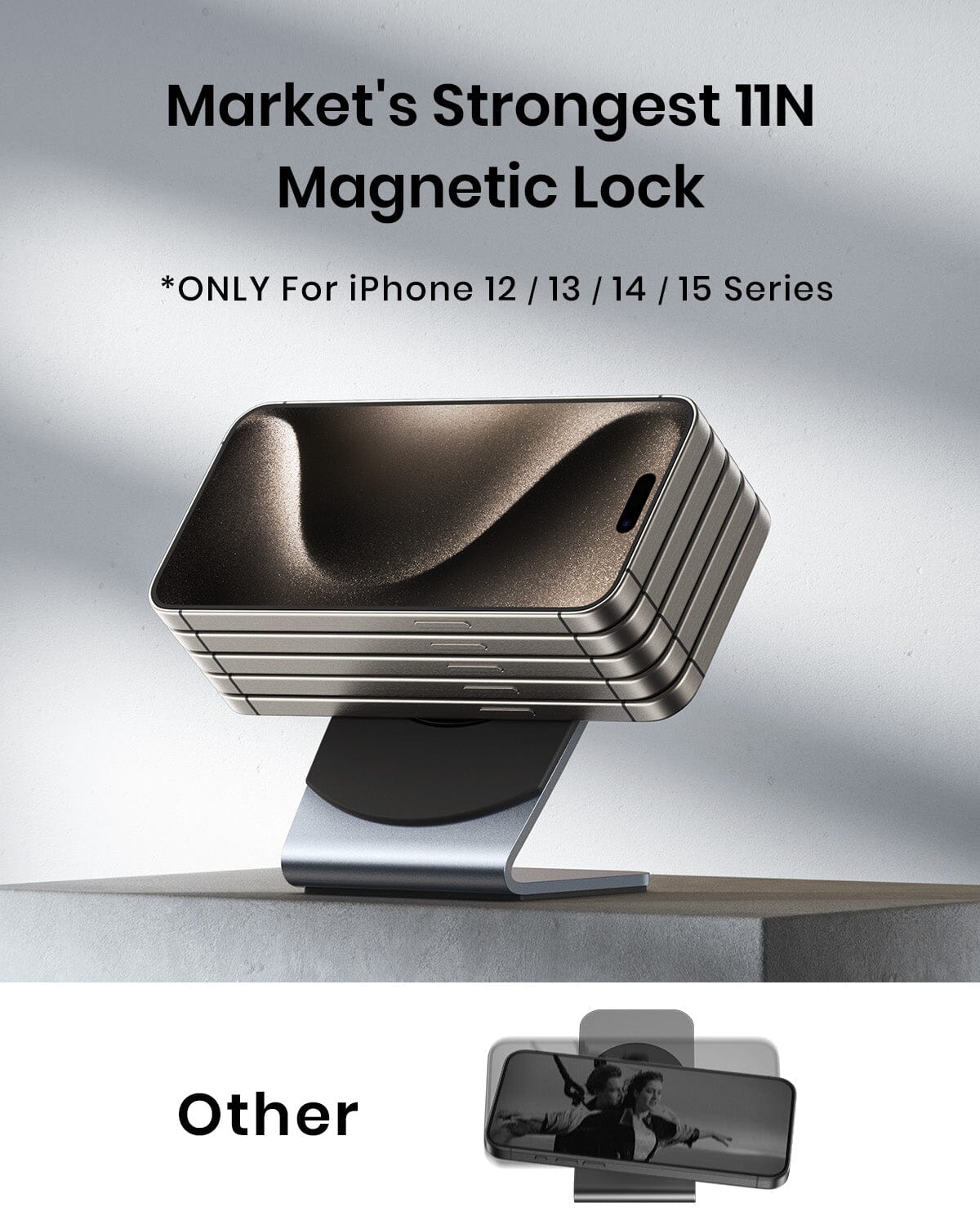 INIU WI213 Magsafe Charger, 15W Fast Charging with Cooling Fan - Image 5