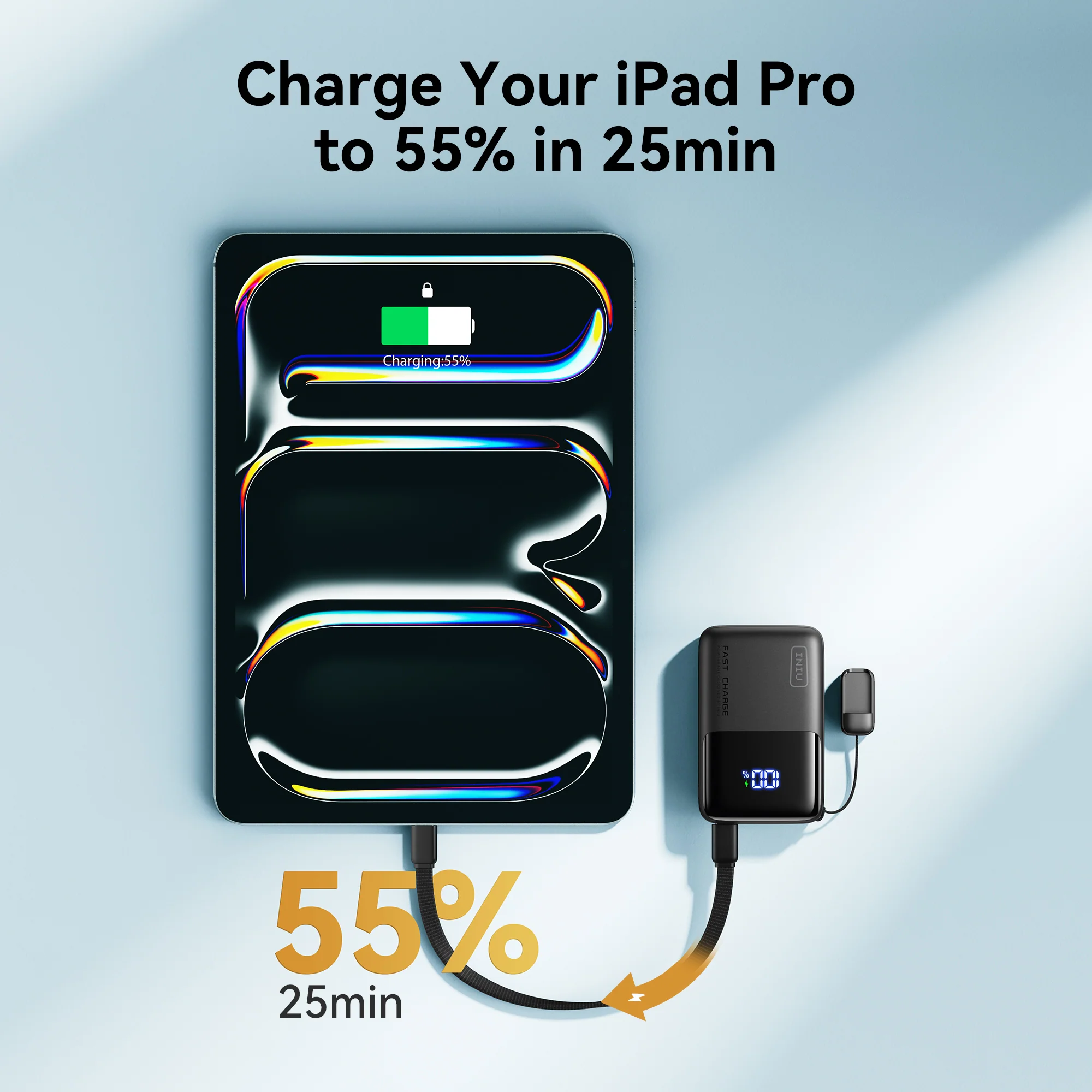INIU Carry P50 Power Bank 45W Smallest 10,000mAh - Image 4