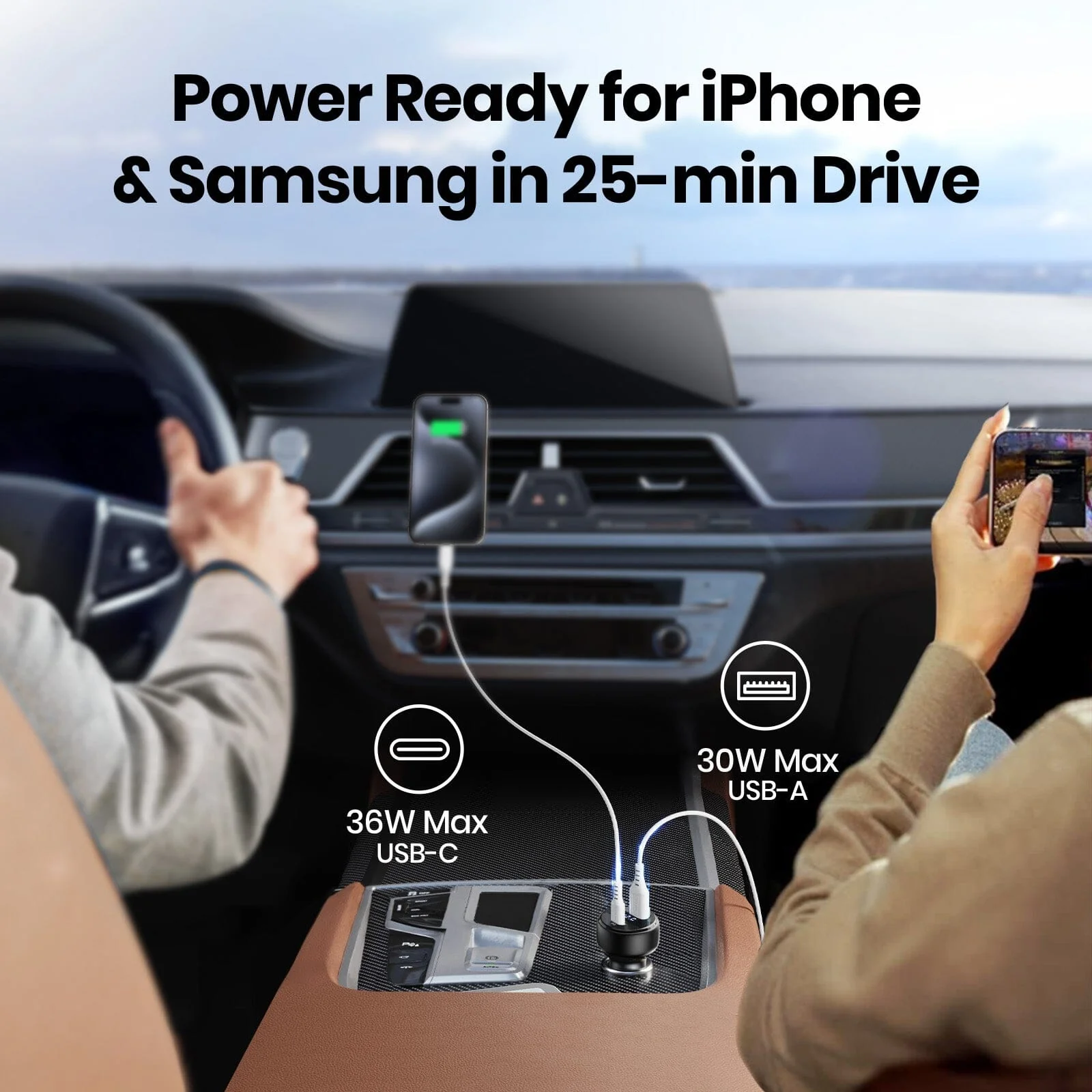 INIU I711 2-Port Ultra Fast Car Charger 66W - Image 7